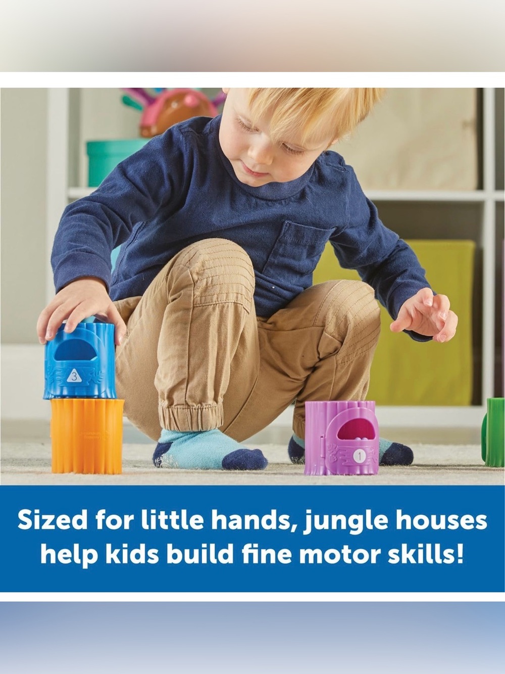 Learning Resources Peekaboo Learning Jungle Toddler Montessori Toy Brand New - Picture 3 of 11